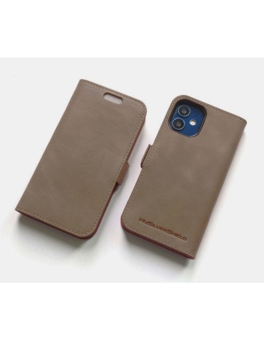 Étui iPhone 12- 12 PRO en cuir anti-ondes
