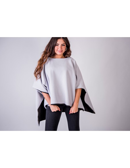 Poncho anti-EMF Sedric grigio chiaro