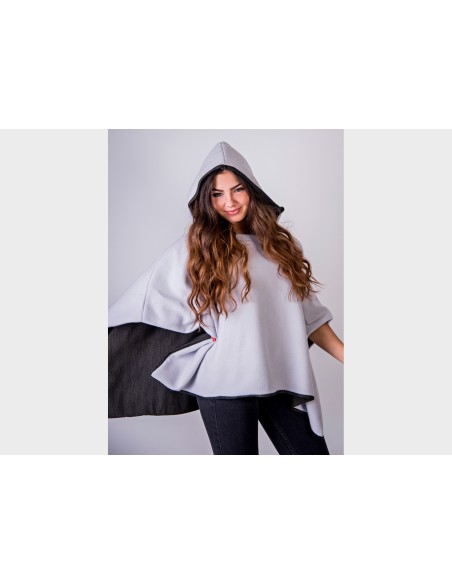 Poncho anti-EMF Sedric grigio chiaro
