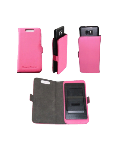 Etui anti-ondes universel petit format simili-cuir violet (clips)