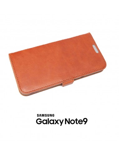 Mikrowellen-Hülle Samsung Galaxy Note9 Obere Farbe Leder (Book)