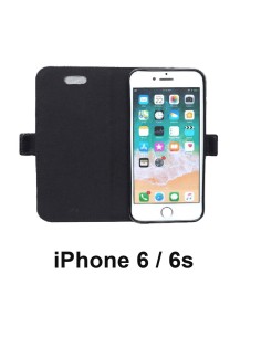 Etui anti-ondes iPhone 6 / 6s cuir (book)