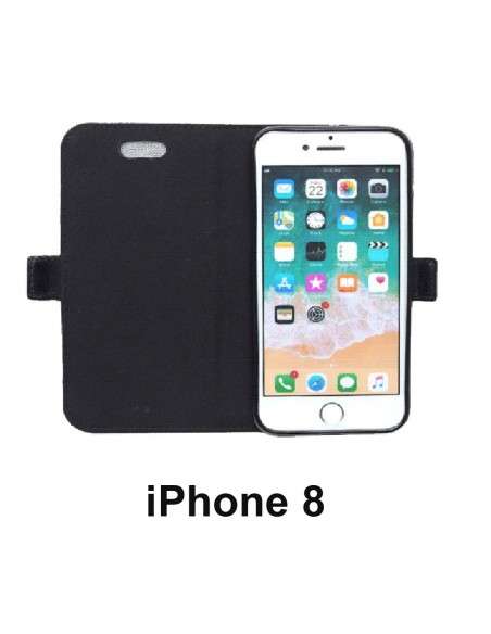 iPhone 8 top leather anti-wave case (book)