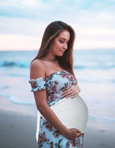 White anti-radiation maternity band 2