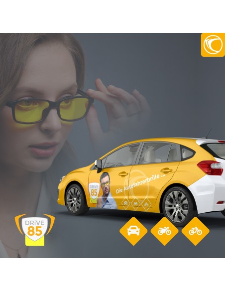 Autofahrerbrille – PRISMA FREiBURG DRiVE85 Day&Night – F923D