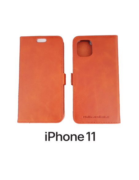 Custodia in pelle anti-onda per iPhone 11
