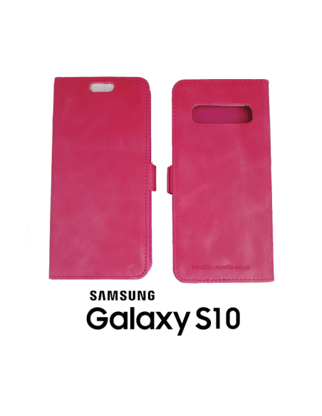 Mikrowellen-Hülle Samsung Galaxy S10 Obere Leder