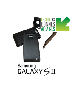 Custodia anti-onda nera per Samsung Galaxy S2 (su e giù)