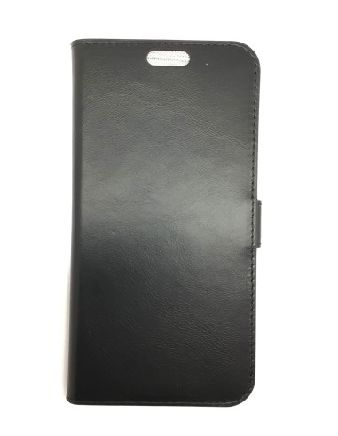 Universal anti-radiation case compatible GALAXY J5 PRO black leather