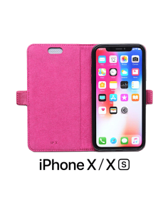 Custodia in pelle anti-radiazioni per Apple iPhone X / XS colore rosa