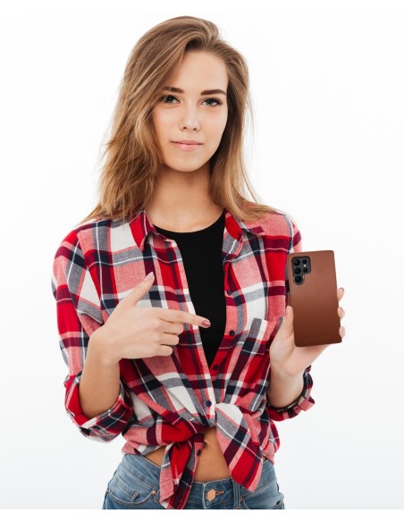 Custodia in pelle anti-onda per Samsung Galaxy S22 ULTRA