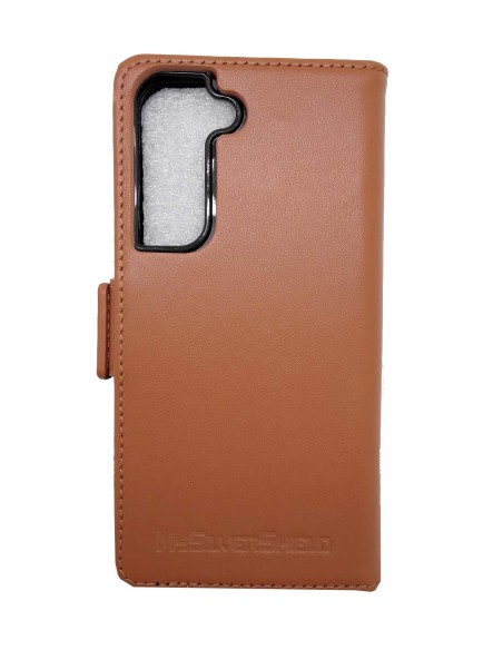 Etui anti-ondes en cuir pour Samsung Galaxy S22