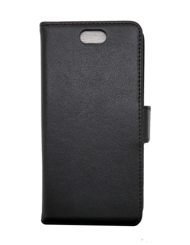 Etui anti-ondes en cuir noir pour Apple iPhone 14 PLUS face avant.