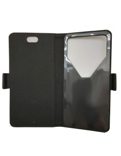 Etui anti-ondes universel taille L cuir noir 2