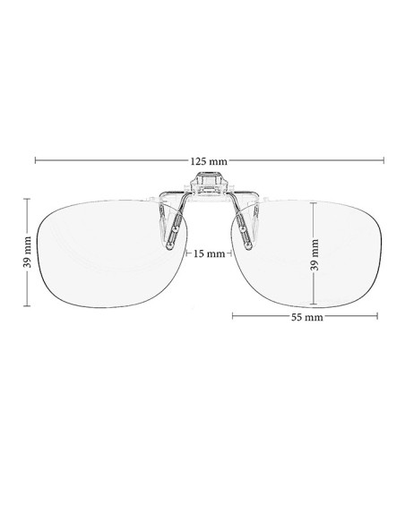 CLiP-ON PRO glasses – CP709 very high protection against Blue Light 99%