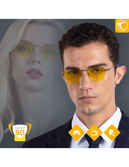PRiSMA GAMER glasses – KAHLA EASY90 anti-blue light – KL702