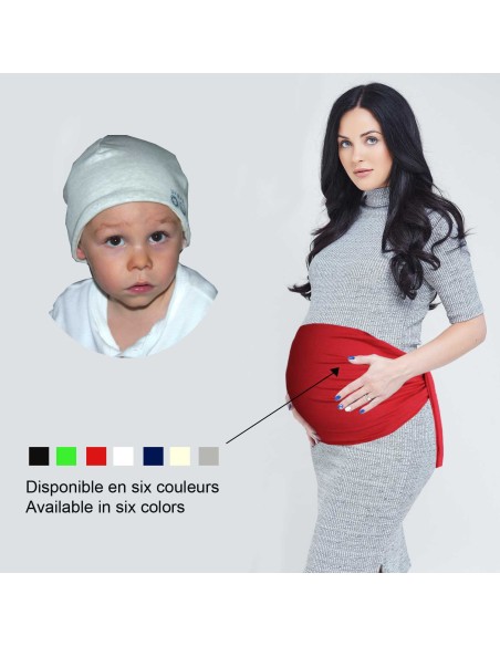 Tiara de gravidez e chapéu de bebê anti-radiação pacote