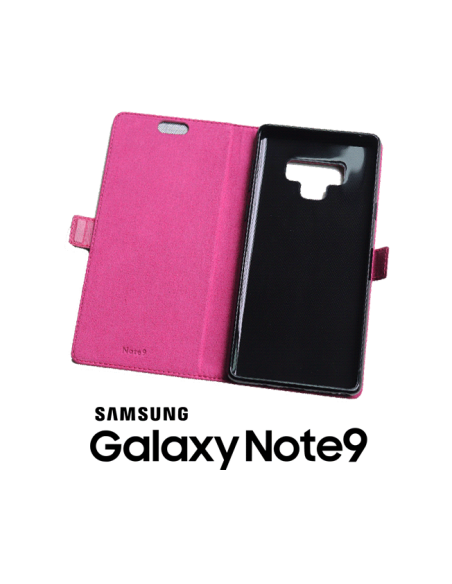 Etui anti-ondes Samsung Galaxy Note9 cuir supérieur rose (book)