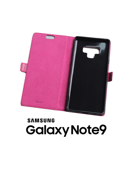 Etui anti-ondes Samsung Galaxy Note9 cuir supérieur rose (book) Etui anti-ondes Samsung Galaxy Note9 cuir supérieur rose (book)