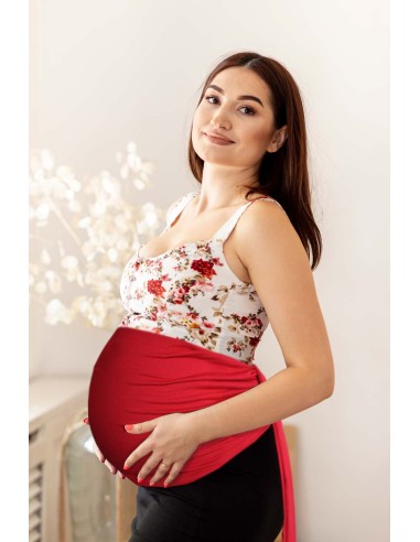 Red anti-wave pregnancy belly band