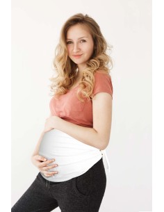 Bandeau de grossesse anti-ondes blanc cassé