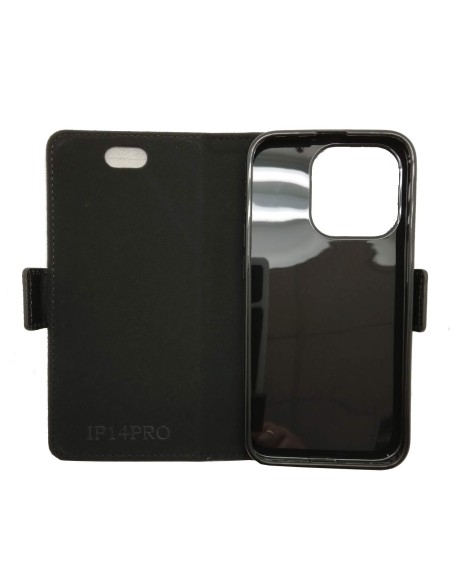 Etui anti-ondes ouvert en cuir pour Apple iPhone 16 Pro