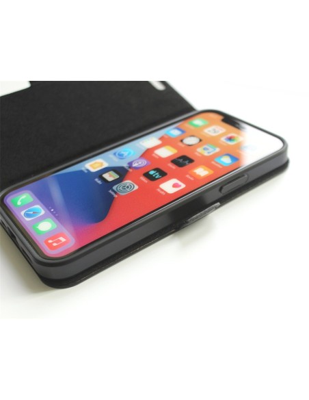 Étui Cuir Noir Anti-Ondes iPhone 16 Pro Max