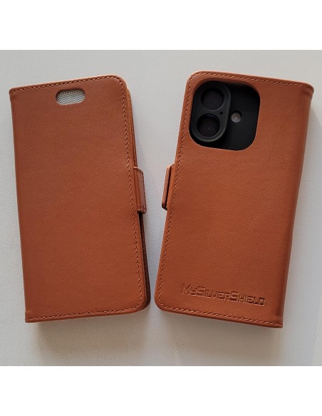 Custodia in pelle anti-onda per Apple iPhone 16
