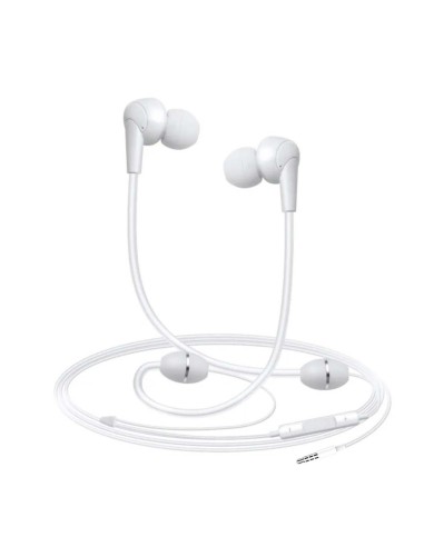 Weißes iBrain-Headset FC26 mit Strahlenschutztechnologie und Luftschlauch
