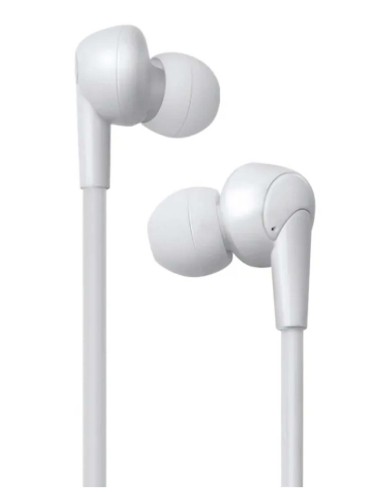 Weißes iBrain-Headset FC26 mit Strahlenschutztechnologie und Luftschlauch
