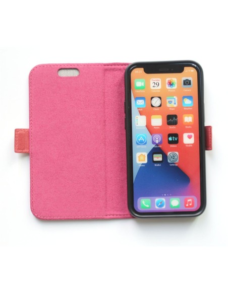 Étui iPhone 12- 12 PRO en cuir anti-ondes