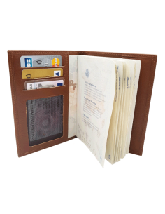 Protège-passeport cuir
