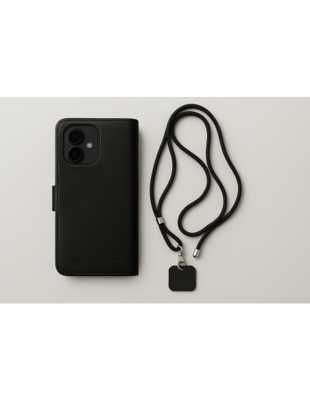 Capa de couro antirradiação para iPhone 17