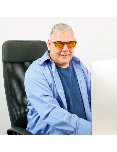 Occhiali PRiSMA PRO95 OVER1 Fit‑Over – Protezione 95% Luce Blu