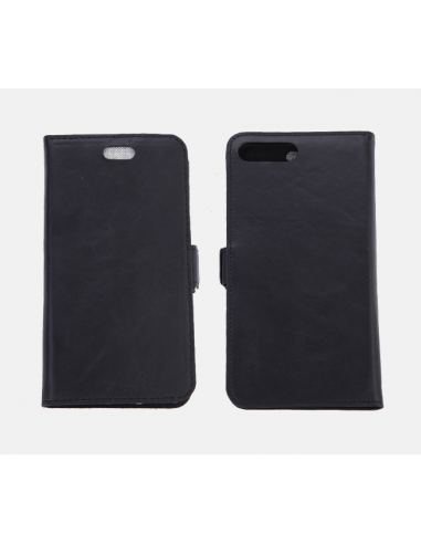 iPhone 8 Plus Caixa anti-onda Mais couro superior tawny (livro)