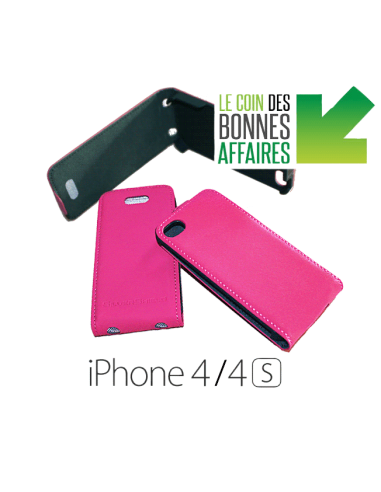 Etui anti-ondes iPhone 4 / 4s rose (up&down)