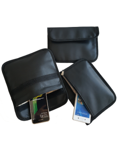 Grande borsa Faraday in pelle nera