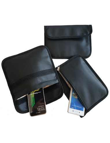 Grande borsa Faraday in pelle nera