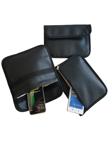 Grande borsa Faraday in pelle nera