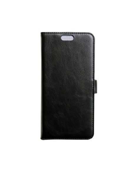Custodia anti-onda in pelle premium nera per Samsung Galaxy A5 2017 (a libro)
