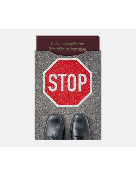 Passhülle aus mattem Papier