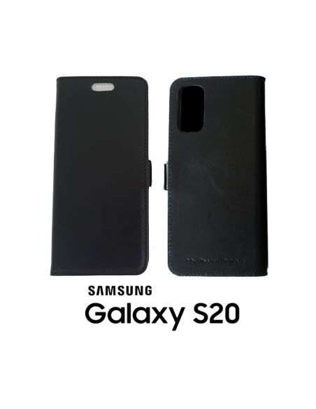 Etui anti-ondes Samsung Galaxy S20 cuir supérieur noir