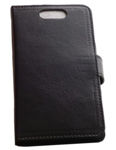 Custodia universale anti-onda, piccolo formato, in pelle nera. Dimensioni/cm: 12,5 x 6,8 x 0,88 2