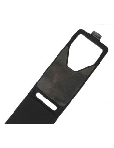 Custodia universale anti-onda, taglia M, in pelle nera (adesivo up&down). Dim/cm: 15 x 7,5 x 1 2