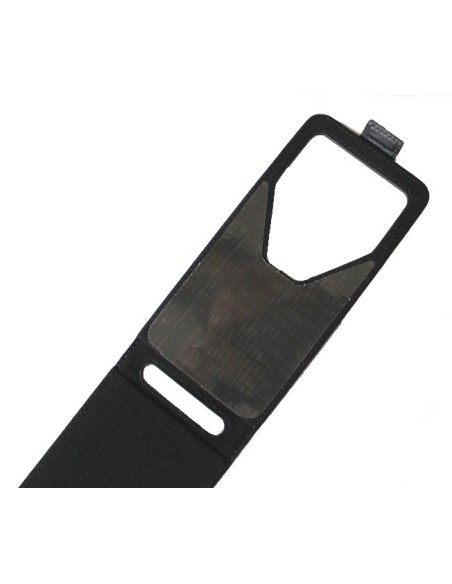 Custodia universale anti-onda, taglia M, in pelle nera (adesivo up&down). Dim/cm: 15 x 7,5 x 1