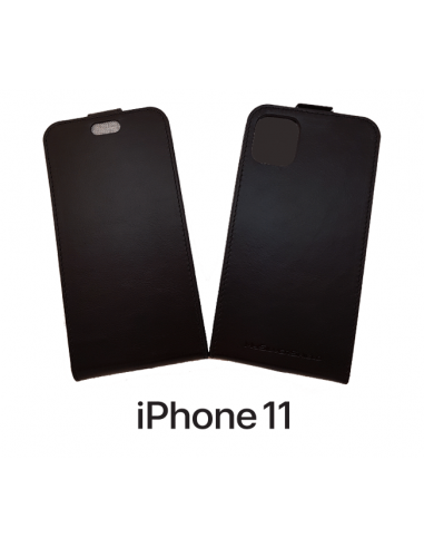 Etui anti-ondes iPhone 11 cuir supérieur noir (up&down)