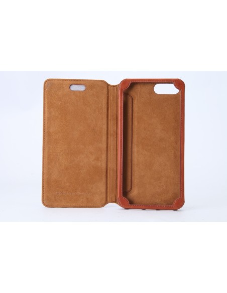 Custodia in pelle anti-onda per iPhone 6 Plus (a libro)