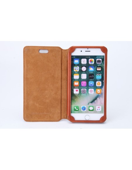 Custodia in pelle anti-onda per iPhone 6 Plus (a libro)
