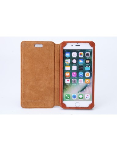 Etui anti-ondes iPhone 6 Plus cuir supérieur noir (book)