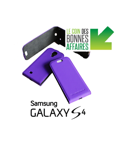 Etui anti-ondes Samsung Galaxy S4 violet (up&down)